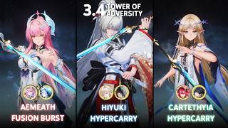 NEW ToA 3.4/3.3 | S0 Aemeath Fusion Burst / S0 Hiyuki Hypercarry / S0 Cartethyia | Wuthering Waves