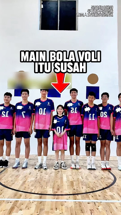 Nekat main voli bersama para cowo tinggi
