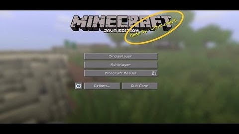 How to change the splash text in Minecraft