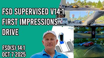 FSD Supervised v14.1 First Impressions Drive - Memorial Park