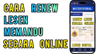 Cara Renew Lesen Memandu Online Mysikap Jpj| Mysikap