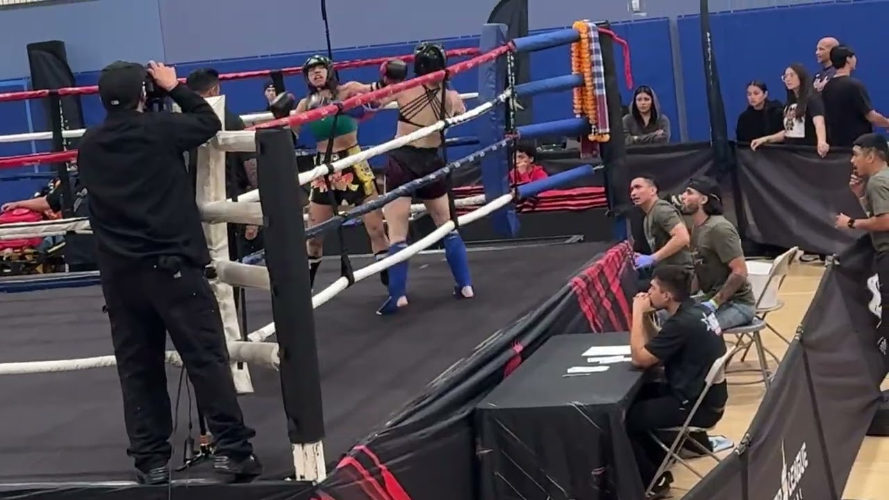 Sara Mohassel VS Mya Gibson. #WomensMuayThai #MLMT #BayAreaFights #AkaizoSportsGroup