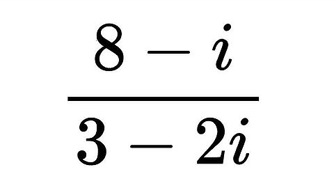 Rewriting a Complex Fraction