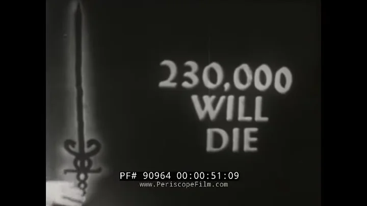 "230,000 WILL DIE"  1954 AMERICAN CANCER SOCIETY E...
