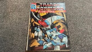 Transformers generation one issue 46 marvel UK comic complete collection. G1 exclusive artwork story