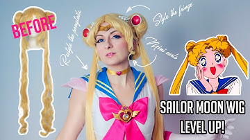 How to level up your wig! Sailor Moon wig tutorial