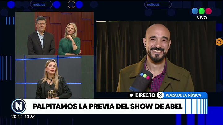 Abel Pintos mano a mano  con Telefe
