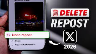 How to Delete Repost on X/Twitter! [Remove Old Tweets]