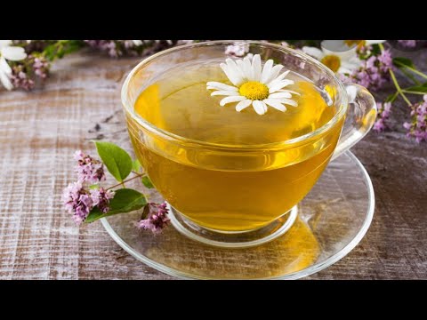 تيزانة او مشروب البابونج اللويزة والنافع لتهدئة الاعصاب ومنع القلق والتوثر ونوم مريح شاي