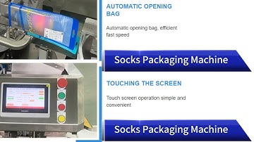 Automated Packaging Made Easy | The Socks Packaging Machine | Efficiency and Innovation
