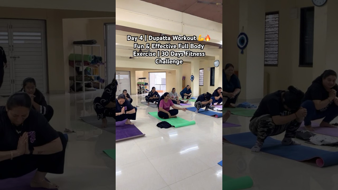 Fun Dupatta Workout | Day 4 🔥