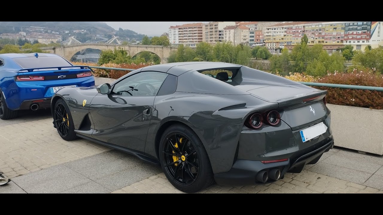 ferrari 812 gts en pontevella   ourense galicia