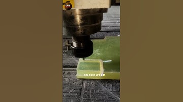 20mm purubber green small size cutting cncrouter machine #cnc #cncrouter #cncmill #machine #wood