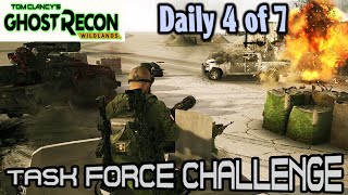 Ghost Recon Wildlands Task Force Challenge Turret destroy 4 vehicles Daily 4 of 7 🞔 No Commentary