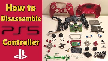 How to disassemble/tear down PS5 controller (tutorial)