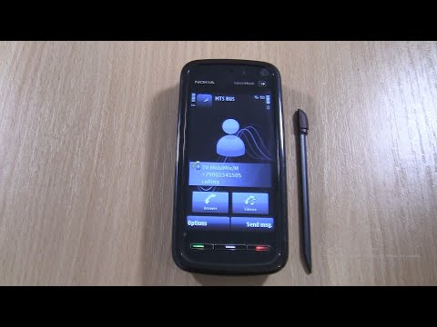 Nokia 5800 XpressMusic 2021 Incoming Call With Stylus