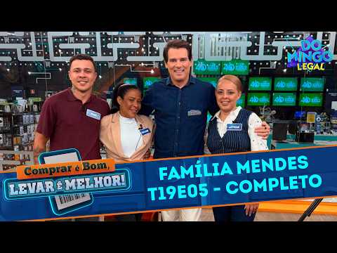 Família Mendes participa do "Comprar É Bom, Levar É Melhor" | Domingo Legal (25/10/2026)