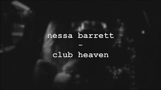 nessa barrett - club heaven (lyric video)