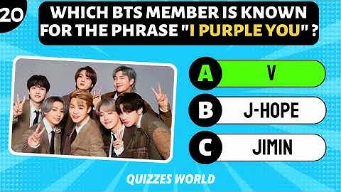 The Ultimate BTS Quiz! 🤯 Are You a Real BTS ARMY? 💜