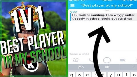 So I 1v1ed The "Best Player At My School" Then This happened...
