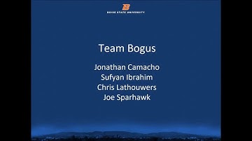 Team Bogus _ Prototype Presentation Video