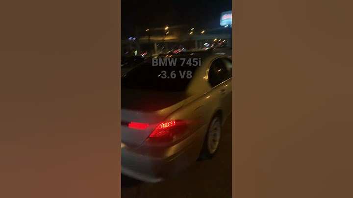 Bmw e65 745i sound 3.6 v8 N/A