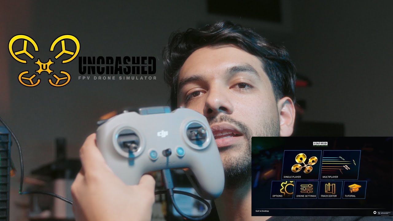 Uncrashed - Probando Simulador  Dron FPV en Español