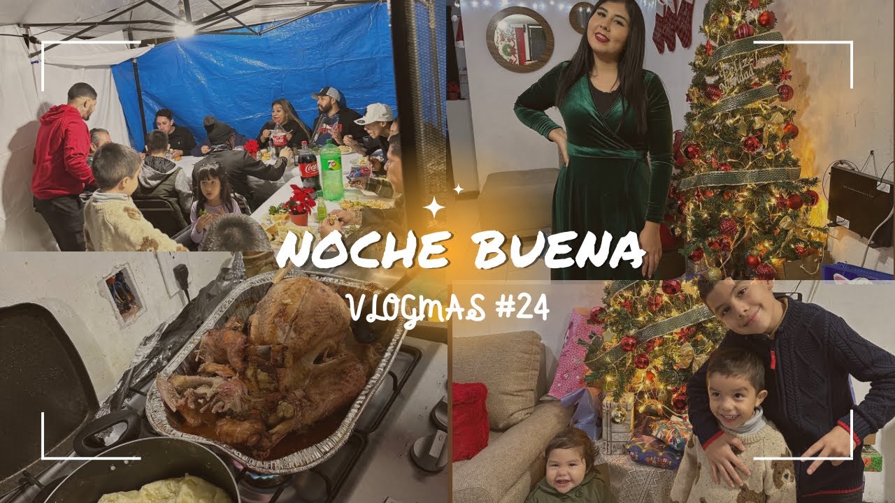 VLOGMAS#24 CENA NAVIDEÑA EN MI CASA 🏠🦃🎄 ASÍ PASAMOS LA NOCHE FAMILIAR✨