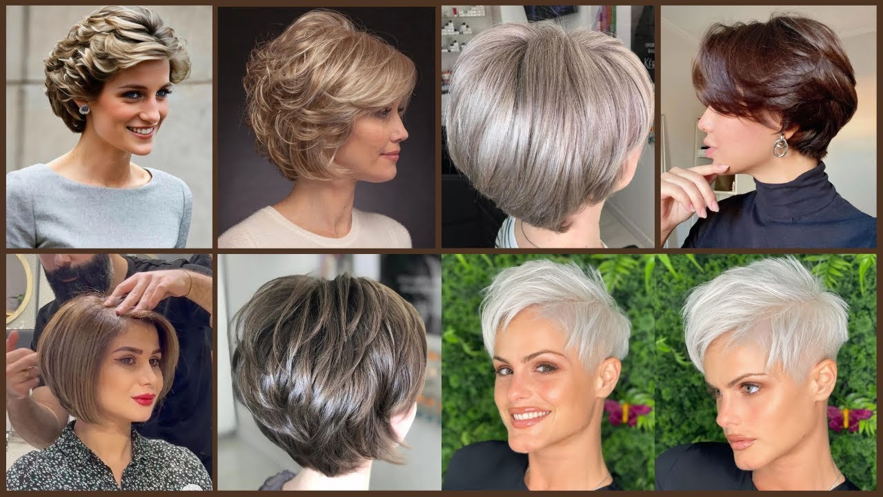 +15 CORTES DE CABELO CURTO FEMININO +50 ANOS TENDÊNCIA 2024 - YouTube