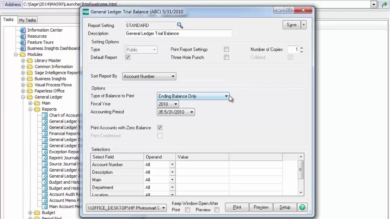 sage 100 how to reconcile the trial balance youtube cost of goods sold for rental business profit and loss appropriation account is prepared by