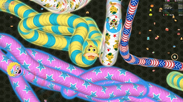 wormate.io | 10 | Game rắn săn mồi | Quyết tâm leo top 1 bằng những pha chiu, chiu khe , chiu biên