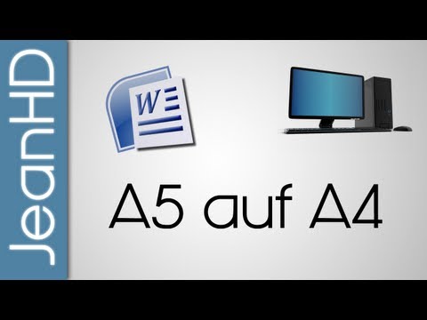 Video: So Drucken Sie Im A5-Format