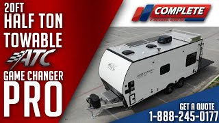 Is there such a thing as a True HALF TON TOWABLE Toy Hauler? Yes! The 20' ATC Game Changer Pro.