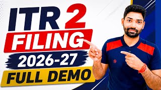ITR 2 filing online 2026-27 Full Demo | ITR for Capital Gain on Stock/MF | How to file ITR 2 online