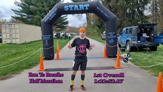 Run To Breathe Half Marathon 1st Overall