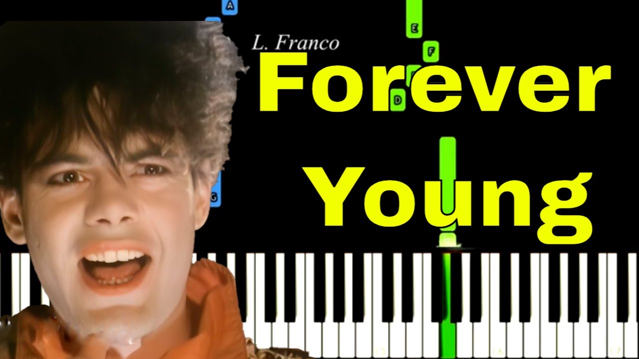 Forever Young Alphaville  EASY Piano Tutorial