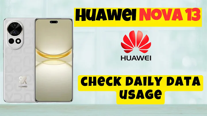 Huawei Nova 13 Check Wifi and Data Usage || Data usage setting || How to check daily data usage