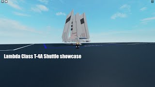 Lambda Class T-4A Shuttle Showcase | Roblox Plane Crazy