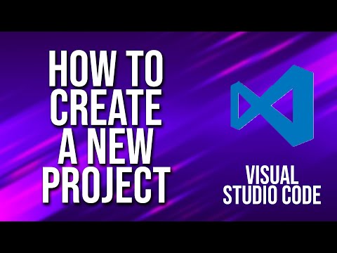 Wideo: Jak utworzyć nowy projekt w Vscode?