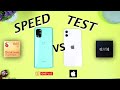 iPhone 12 vs OnePlus 8T Detailed Speed Test, Antutu Benchmark, Gaming, Data Speed Comparison 🔥🔥❤