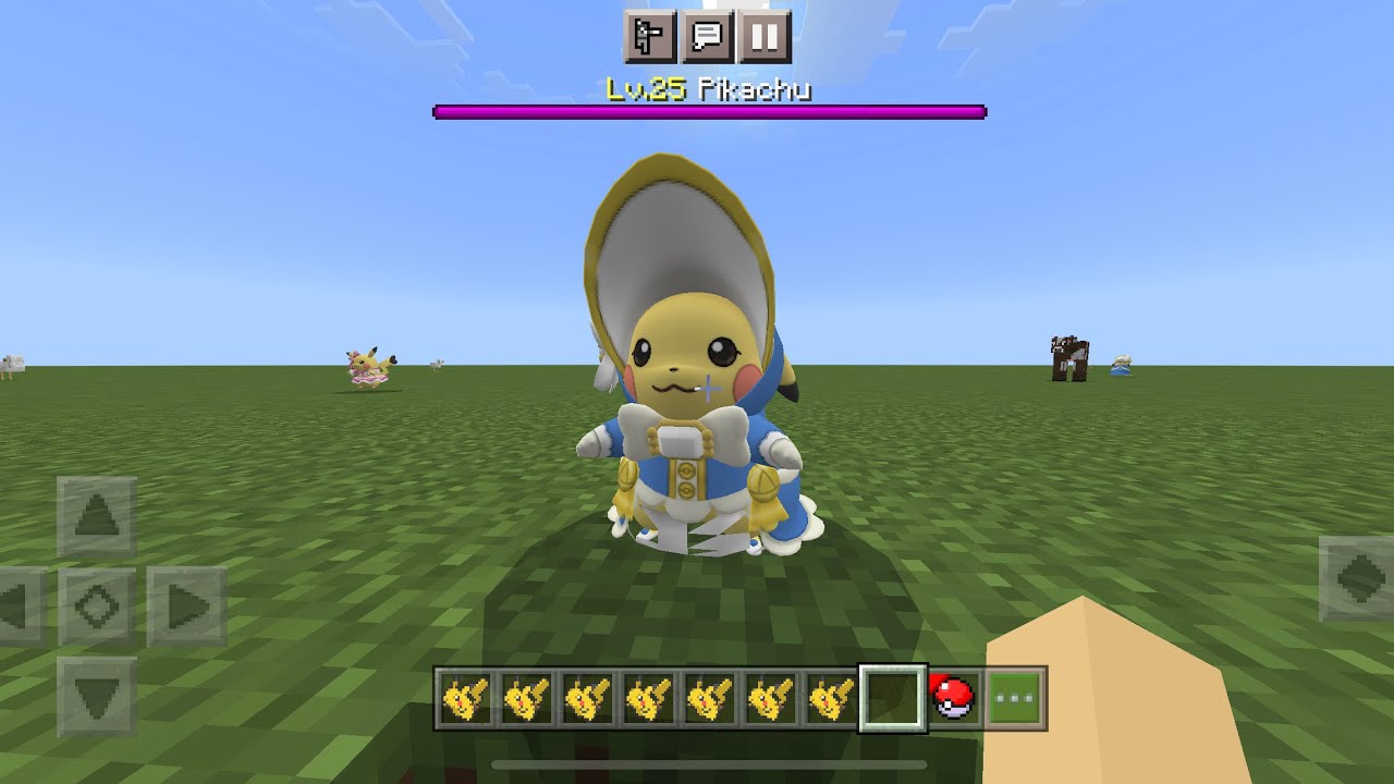 Realistic Pokémon MOD in Minecraft PE (Pixelmon) - YouTube