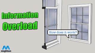 Sliding Sash Window Technical Drawing lecture Part 1  Mighton Series
