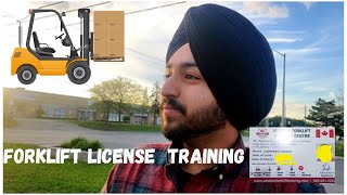 How to make forklift license in canada??  kina dollar lgda aa license ta  loveghotra_619 insta