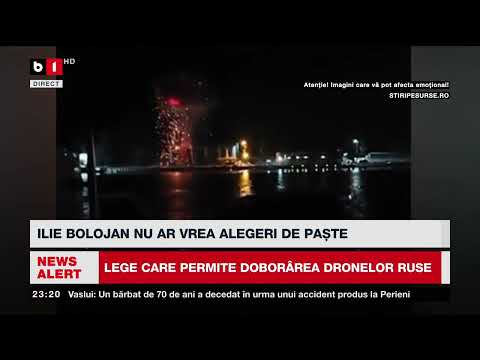 GUVERNUL, UNDĂ VERDE LA DOBORÂREA DRONELOR RUSEȘTI CARE PĂTRUND ÎN ROMÂNIA. Știri B1TV_12 dec. 2024 GUVERNUL, UNDĂ VERDE LA DOBORÂREA DRONELOR RUSEȘTI CARE PĂTRUND ÎN ROMÂNIA. Știri B1TV_12 dec. 2024