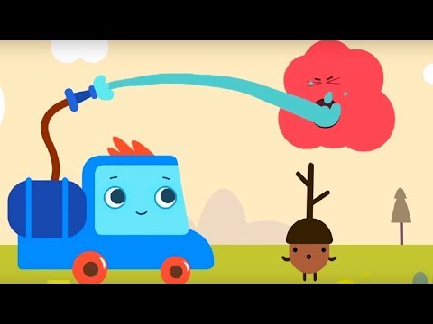 Развивающий мультфильм - Грузовичок Пик - Летучая мышка + Маленький жёлудь   - про машинки