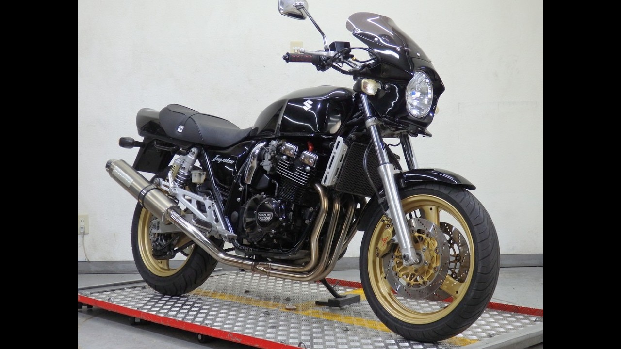 GSX400 IMPULSE/スズキ GK7CA 後期型 WR'Sマフラー ビキニカウル 75152