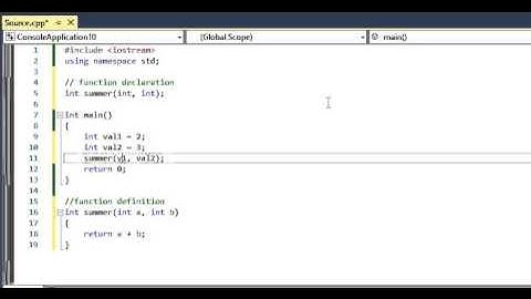 Lesson No 13 - Functions with return types in C++ (Urdu/Hindi)(2015)