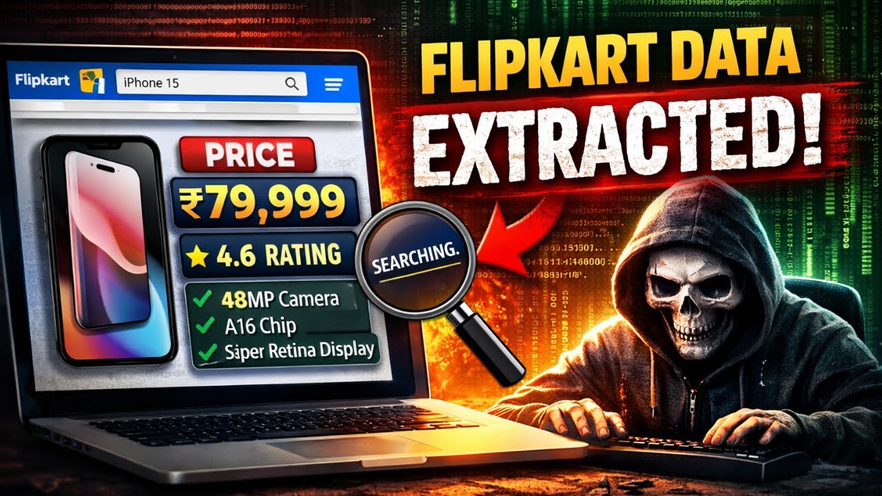 😱 Python Flipkart Price Tracker | 1 Input = Full Product Data 🔥