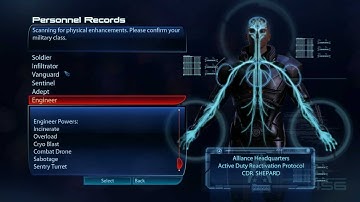 Mass Effect 3: Character Creation