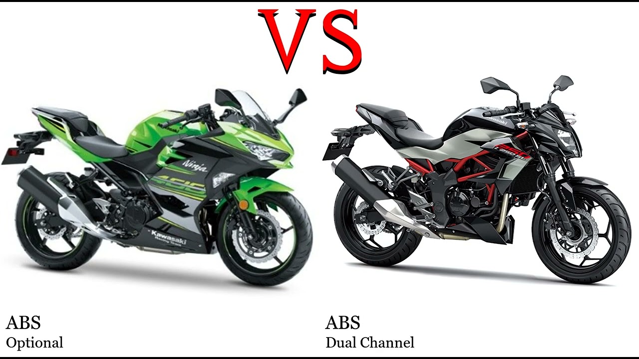 Kawasaki Ninja 400 vs Kawasaki Z 250 SL Test specification